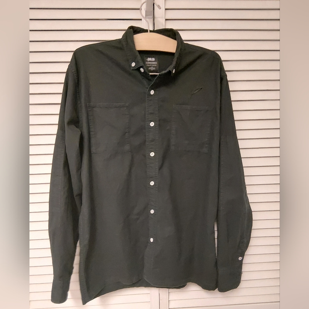 Published Black Button-Down Oxford Shirt